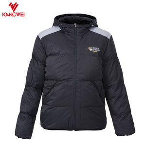 康威男款品牌保暖休闲运动连帽短款外套羽绒服
