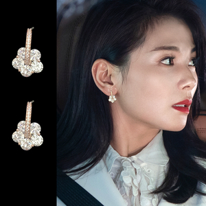 假日暖洋洋2刘涛同款耳钉纯银女小众设计感耳饰耳环2021年新款潮