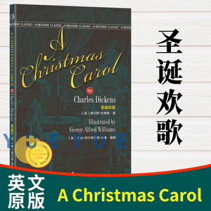 圣诞欢歌 英文版 a christmas carol 查尔斯·狄更斯 小说英语课外