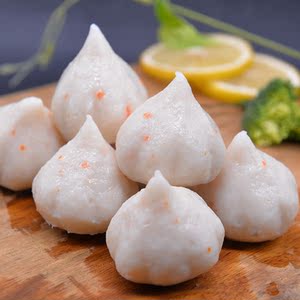 迪尔庄园 火锅食材 火锅丸子 蟹籽丸 蟹黄包180克 8粒装