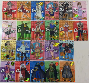 琦趣创想海贼王授权卡片绿猫贴胶片透明fr卡片