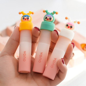 vono学生平价卡通唇釉小奶泥哑光蜜桃色口红雾面唇蜜唇彩不粘杯