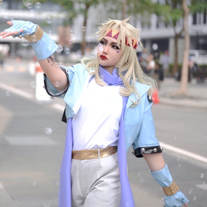 jojo的奇妙冒险a战斗潮流西撒齐贝林性转cosplay服女全套现货包邮