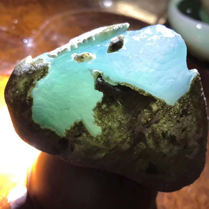 相玉阁缅甸翡翠原石天然老坑冰糯种天然翡翠大小广场玉吊坠直播中