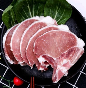 18斤/整箱猪肉大排片(90-110)瘦肉片商用冷冻食品批购