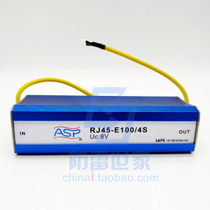 雷迅ASP信号系列网络信号单口RJ45-E100/4S浪涌保护器SPD，可议价