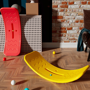 平衡板聪明板儿童跷跷板百变弯曲感统训练室内家用宝宝平衡木玩具