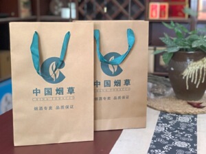 装烟的手提袋套装中华香烟礼品袋装烟的放烟的中国烟草袋子2条装