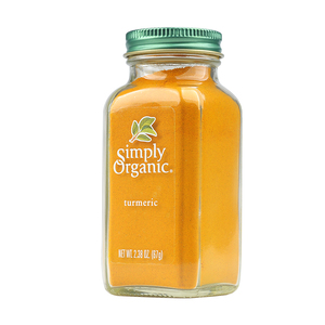 美国Simply Organic姜黄粉67g纯黃姜素冲饮自制黃金奶