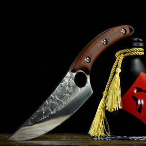 中国龙泉吴氏菜刀家用分割刀切肉切片刀纯手工剔骨刀厨师专用厨刀