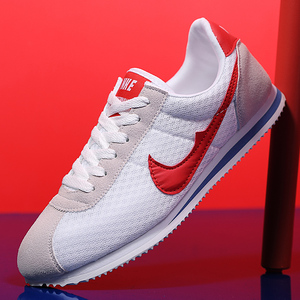 耐克飞织情侣款飞织休闲百搭透气帆布鞋运动板鞋对勾阿甘鞋透气鞋