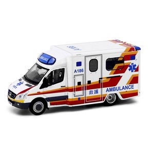 现货tiny微影合金静态仿真汽车模型玩具奔驰斯宾特香港救护车