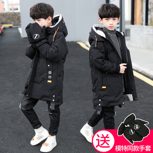 香港童装男童2024冬季新款加厚棉衣外套洋气中大童韩版羽绒棉服潮