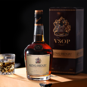 皇家轩爵vsop白兰地洋酒brandy40度700ml礼盒装送酒杯