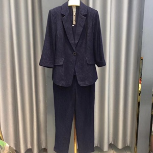 tb791764992淘宝乐艾妮2022春秋时尚女装新款天丝一粒扣西服薄款