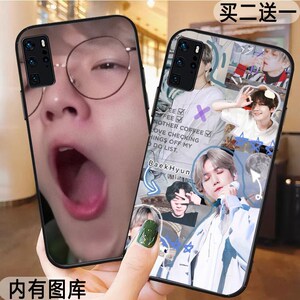 exo边伯贤同款oppoa5/a9/reno6手机壳a95/a72/r17r15定制realmegt