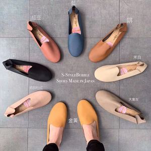 现货包邮 日本制造 SOFT CONTACT通勤女鞋懒人鞋舒适浅口平跟简约