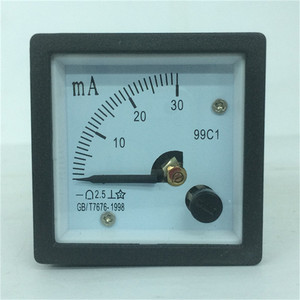 毫安表指针式直流励磁电流表99c1-30ma 300ma模拟表头