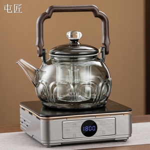 大功率电陶炉煮茶炉套装小型陈皮白茶蒸茶壶玻璃茶具中式养生茶器