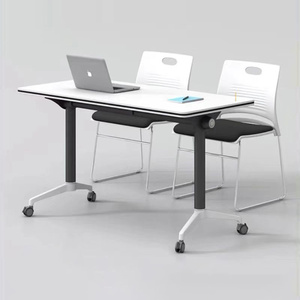 折叠培训桌课桌椅辅导班可移动拼接组合多功能办公桌长条桌会议桌