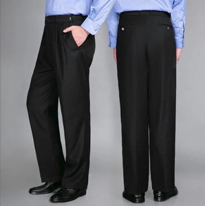 保安裤子男保安制服工作服夏裤黑色西裤冬季春秋夏季保安服工作裤