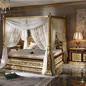宫廷柱子床