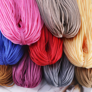 轻体冰丝线diy材料包包坐垫帽子色搭配粗毛线手工编织钩鞋手编