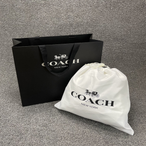 美国专柜正品c0ach/蔻驰纸袋礼品袋包装防尘袋包包盒 钱包/皮带盒