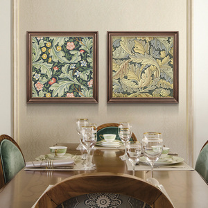 欧式风格餐厅的壁画