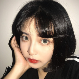 网红假发女短发二次元韩国bobo波波头内扣学生可爱圆脸日系全头套