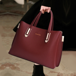 包包2021新款时尚潮女包真皮女式中年女士爆款大容量手提包妈妈款