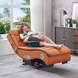 富创多功能电动摇躺床老人助眠午休气囊按摩床现代简约懒人沙发床