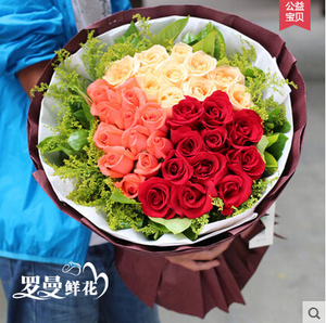 吉安实体花店红玫瑰花鲜花同城速递吉安市吉安县免费配送