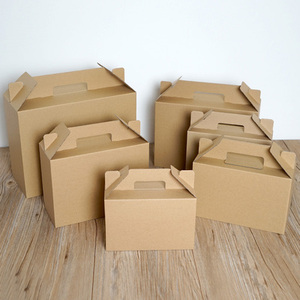 水果箱牛皮纸手提盒蔬菜专用礼品盒手提纸箱纸盒包装礼盒定做批发