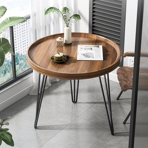 风边几高级艺术感侘寂风客厅沙发茶几出租屋小桌子轻衣尚女装店44