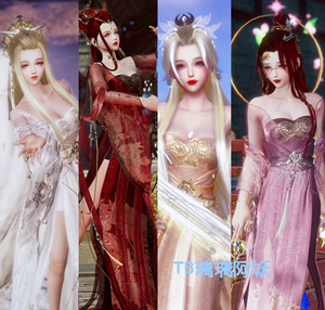 剑网3剑三红粉黑白凤舞 原色鹊金 豪华鹊盒 盒子衣服 黑发白金发