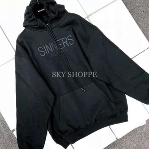 balenciaga/巴黎世家 罪人系列 sinners 深灰色 连帽卫衣 帽衫
