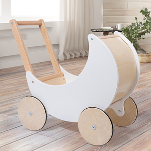 儿童木制手推车宝宝学步走路助步车婴幼儿购物车1岁玩具生日礼物