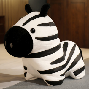 斑马玩偶可爱小马公仔毛绒玩具儿童仿真生日礼物睡觉抱睡床上女生