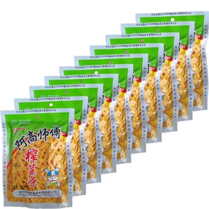 阿高师傅榨菜条158g*10包  一份10包 多省包邮