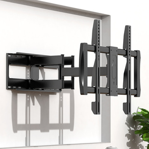 大屏电视挂架伸缩旋转索尼三星tcl75/80/85/86/98/寸通用壁挂支架
