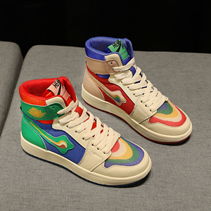 002人付款天猫欧文6高帮科比纪念款紫金鸳鸯aj1篮球运动鞋学生战靴