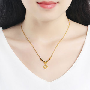 金项链女细款简约