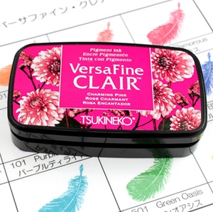 日本月猫VersaFine CLAIR 超级高细印台 手账染卡 印片橡皮章印台