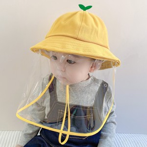 婴儿防护帽子防飞沫冬面罩儿童防护帽宝宝防护面罩挡风防风隔离帽