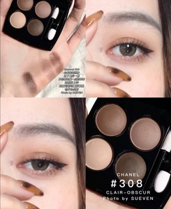 香奈儿chanel限量四色眼影盘308 372水泥盘全哑光tender intense