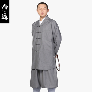 尚远春秋僧服短褂套装僧衣僧装小褂和尚服男女僧人服装