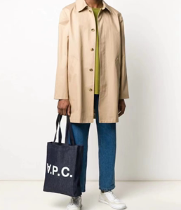 正品 A.P.C. Laure Tote APC 牛仔帆布购物袋 托特包手提包单肩包