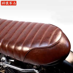 哈特佛uk250改装座垫uk400毛毛虫后座复古摩托车攀爬款坐垫鞍座