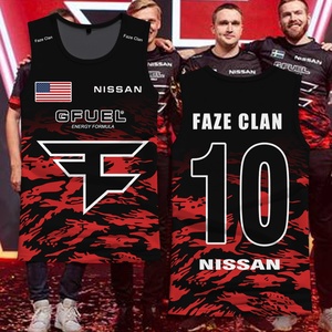 faze战队服周边衣服可定制id青年男生csgo游戏比赛夏季休闲背心